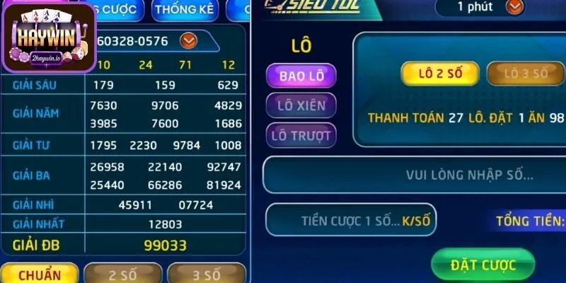 Tận hưởng sân chơi quay thưởng siêu tốc